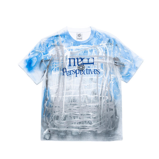 Blue Gray Abstract T-Shirt